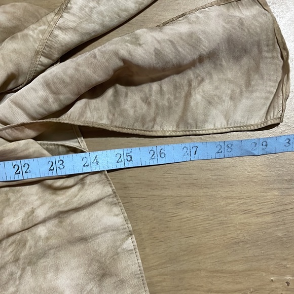 Simply Vera Vera Wang Tan Marbled Blouse - Picture 7 of 7